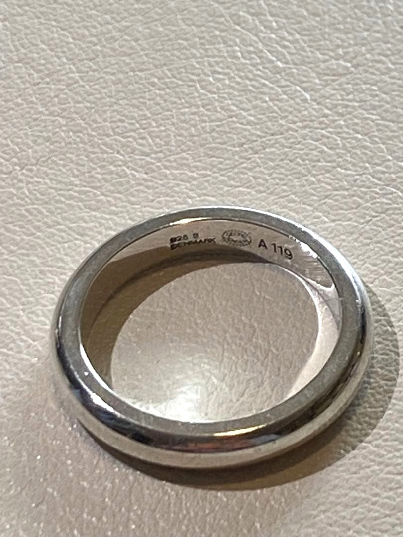 Georg Jensen # A119 Sterling Silver 925 Ring Size 51-52 US 5.5-6 Denmark