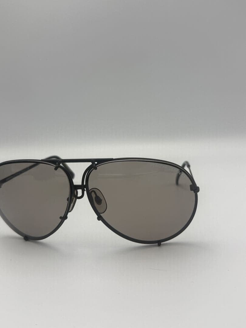Carrera Porsche Design 5621 Vintage Aviator Sunglasses Black Metal Made Austria