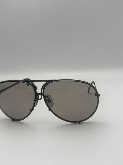 Carrera Porsche Design 5621 Vintage Aviator Sunglasses Black Metal Made Austria