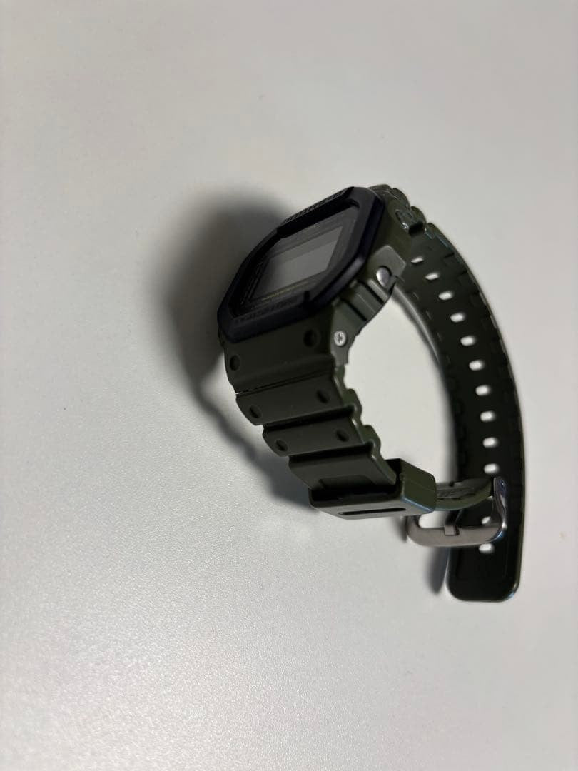 CASIO G-SHOCK DW-5610SU Mens Digital Watch Olive Green Resin 43mm Water Resist