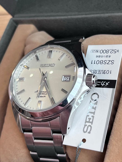 SEIKO Mechanical SZSB011 Automatic Watch Silver Dial 4R35 JDM Baby GS Complete