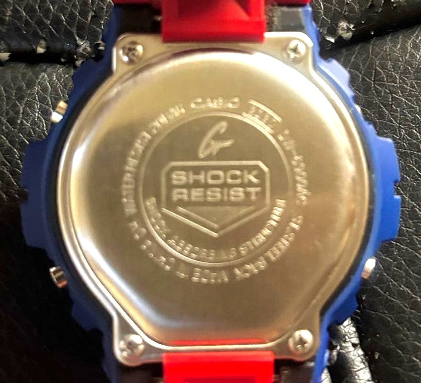 CASIO G-SHOCK DW-6900AC-2JF Digital Watch Blue Red Tricolor Rare Discontinued