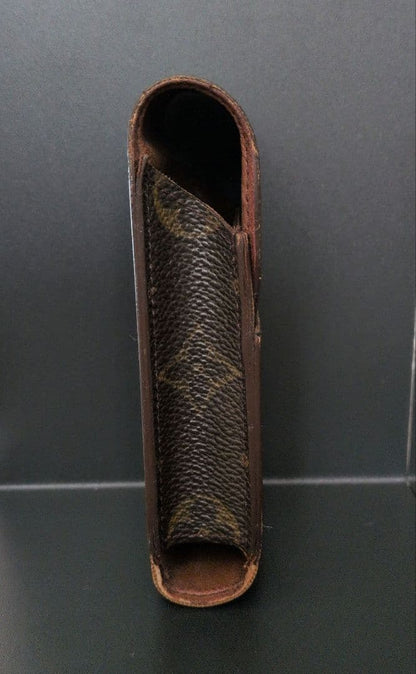 Louis Vuitton Authentic Cigarette Case Used  6.5x13.5x1.5cm 2.6x5.3x0.6"