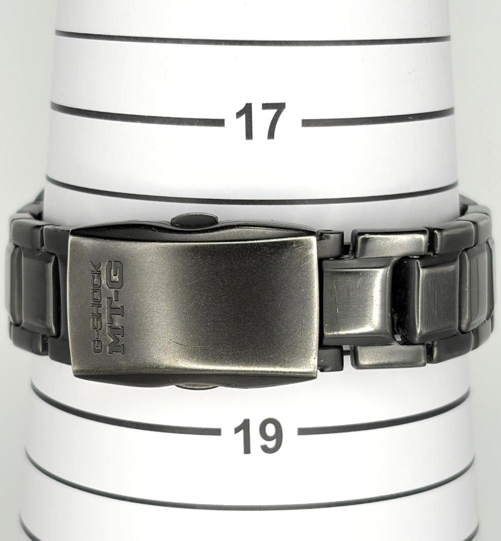 CASIO G-SHOCK MTG-910DJ The G Mens Watch Silver Black Wave Ceptor Solar 45mm