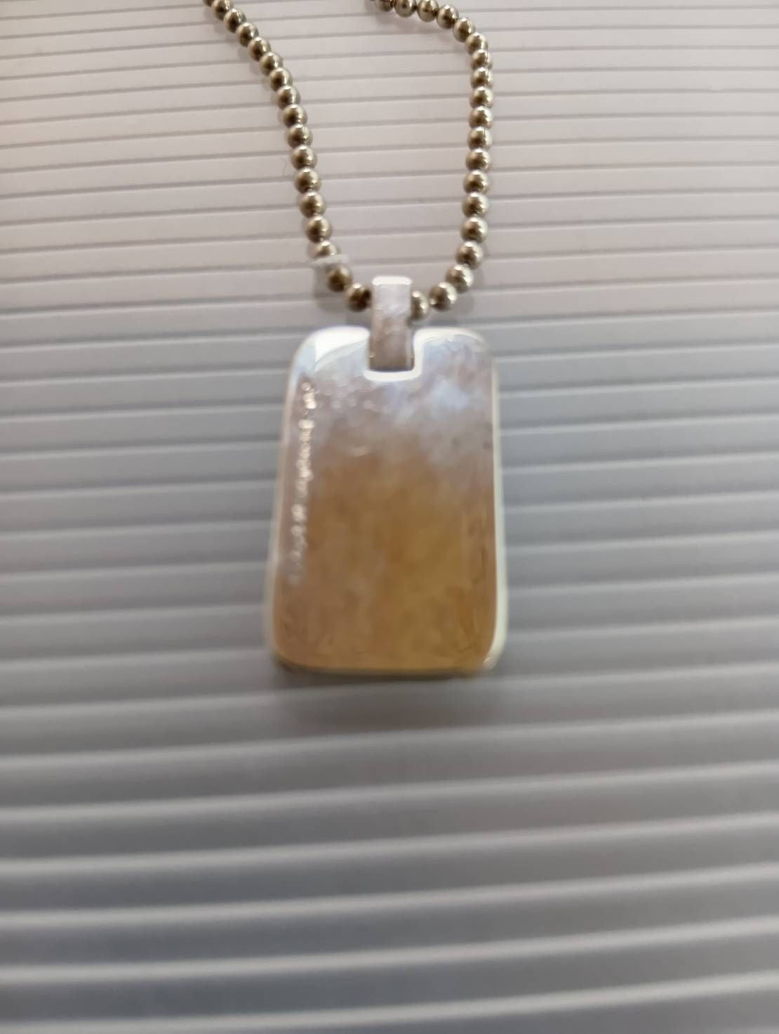 Tiffany & Co Atlas Dog Tag Pendant Necklace Silver 925 Ball Chain Authentic