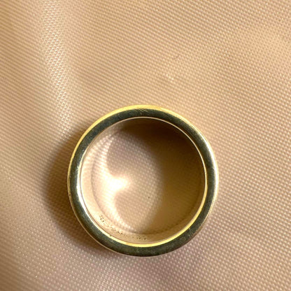 Tiffany & Co. Atlas Band Ring Sterling Silver 925 US5.5 EU50 Authentic Vintage