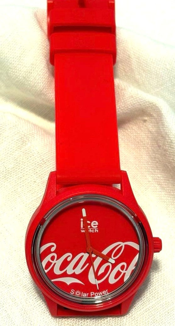 Ice-Watch x Coca-Cola Solar Power Limited 1200 Unisex Watch Red 40mm Belgium