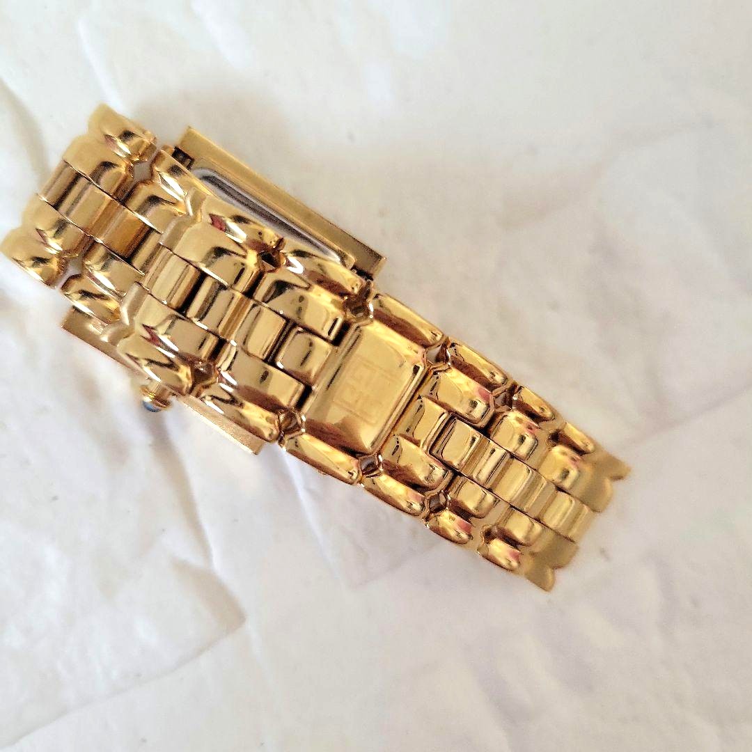 GIVENCHY Paris Square Gold Tone Women Watch Quartz REG1 558962 Swiss Made Vintag