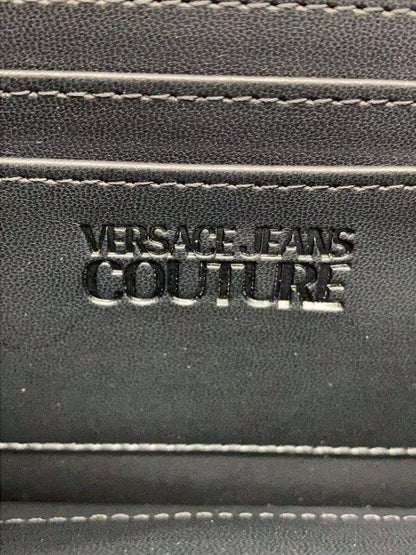 Versace Jeans Couture Couture 1 Black Baroque Buckle Chain Shoulder Bag Gold