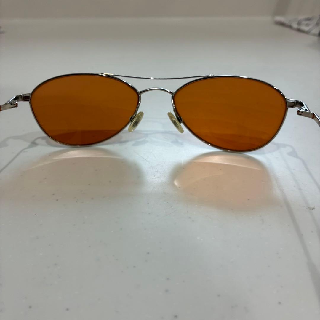 Oliver Peoples Aero 54-17-140 Sunglasses Orange Lens Fight Club Tyler Durden