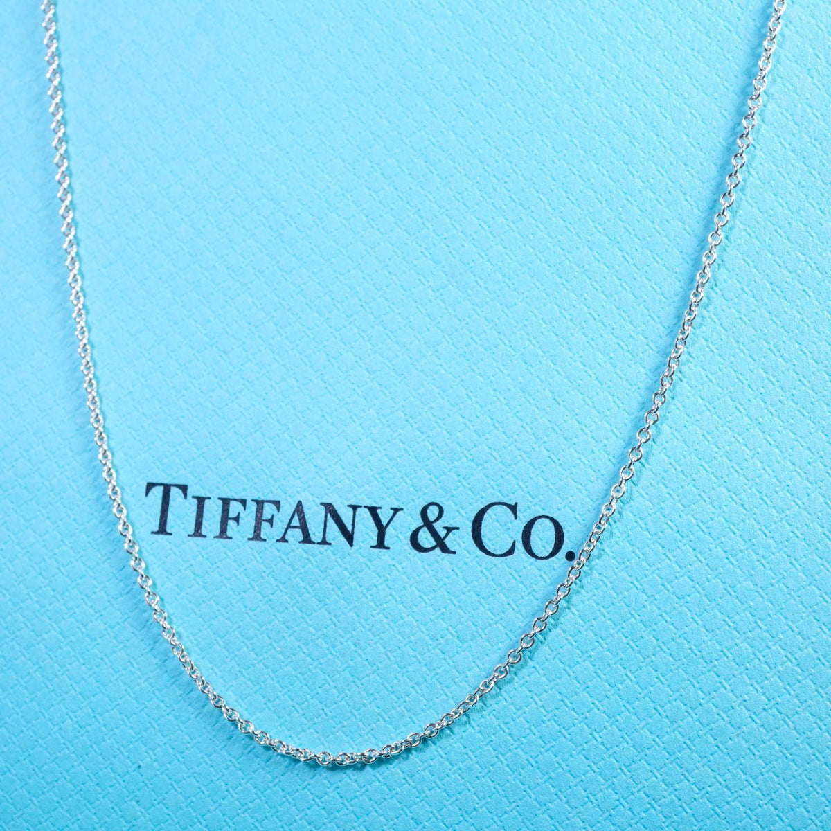 Tiffany & Co Sterling Silver 925 Cable Chain Necklace 80cm 31.5in