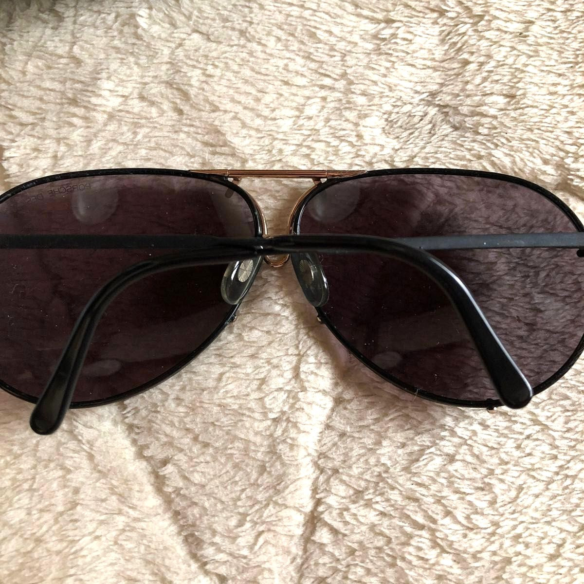 PORSCHE DESIGN by CARRERA 5621 Aviator Sunglasses Black Gold Austria w/Case