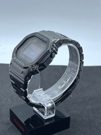 Casio G-SHOCK GMW-B5000GD-1JF Full Metal Black Solar Watch Used Excellent W/ Box