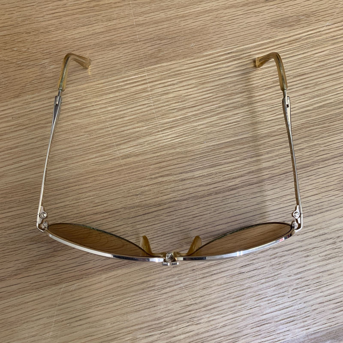 CARRERA PORSCHE DESIGN 81-23132 Folding Sunglasses Silver Gold Vintage Austria
