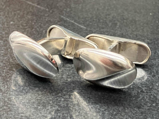 Hans Hansen Sterling Silver 925 HaH Cufflinks Denmark Vintage