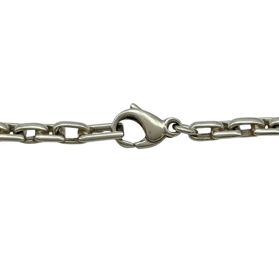 Authentic Tiffany & Co Sterling Silver 925 Square Chain Link Bracelet L 17.5cm