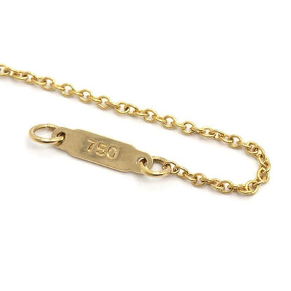 Excellent Tiffany & Co Yellow Gold 18K Amethyst  0.65ct Pendant Necklace L 41cm