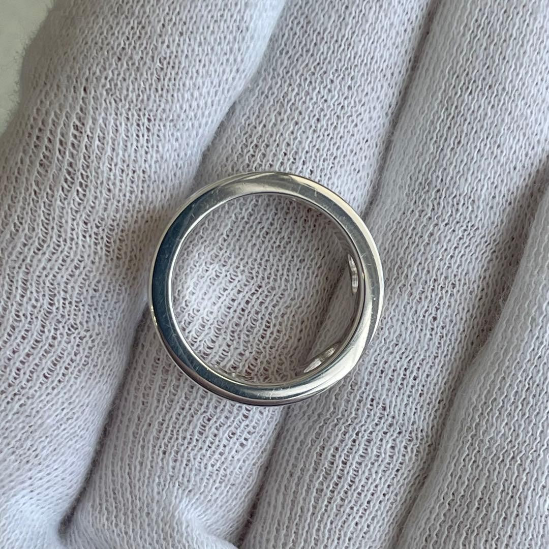 Tiffany & Co Sterling Silver 925 Heart Stencil Cutout Ring Size 53 US 6.5 Rare