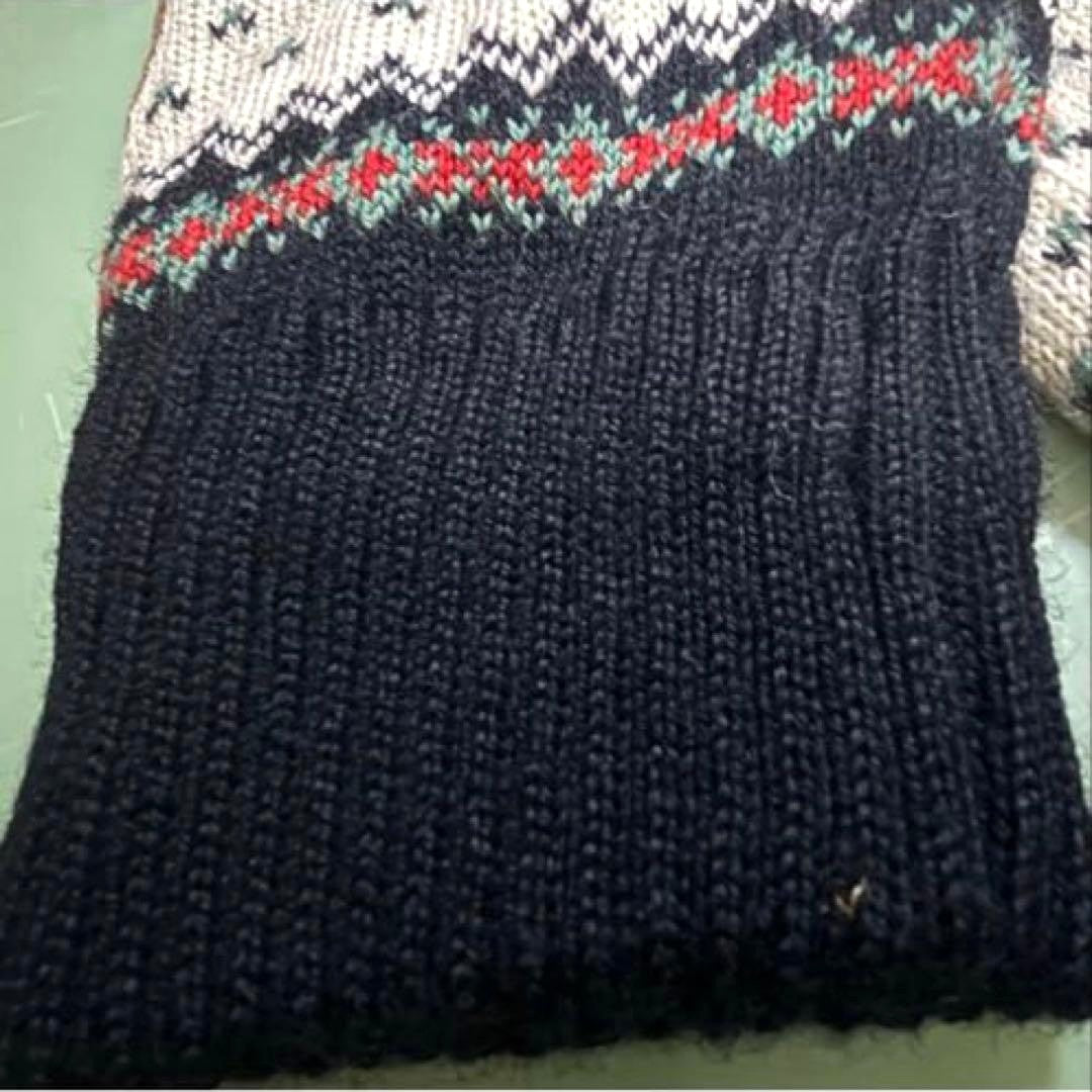 DALE OF NORWAY Nordic Sweater Wool Knit Black Cream Snowflake Pattern Men's M