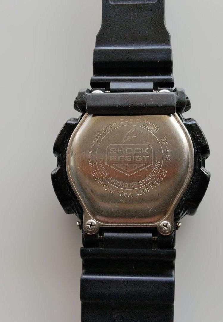 CASIO G-SHOCK DW-9000 Mens Digital Watch Black Resin 200M Shock Resist Vintage