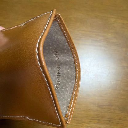 FENDI Pequin Zucca Eyeglass Case Glasses Pouch Brown Canvas Leather Made Italy