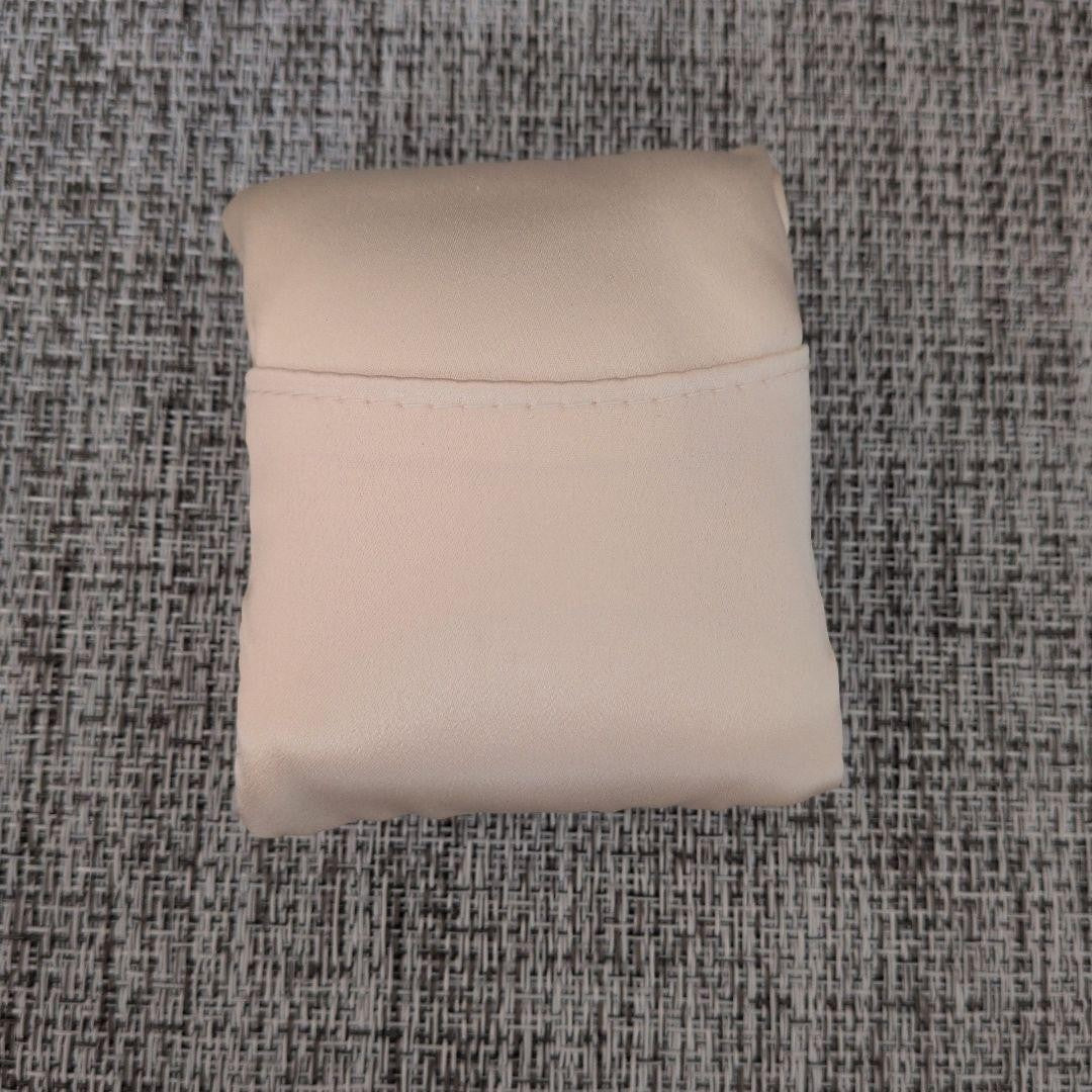 Bvlgari Authentic Watch Case Pouch Cushion Brown Suede Gold Logo Snap Button