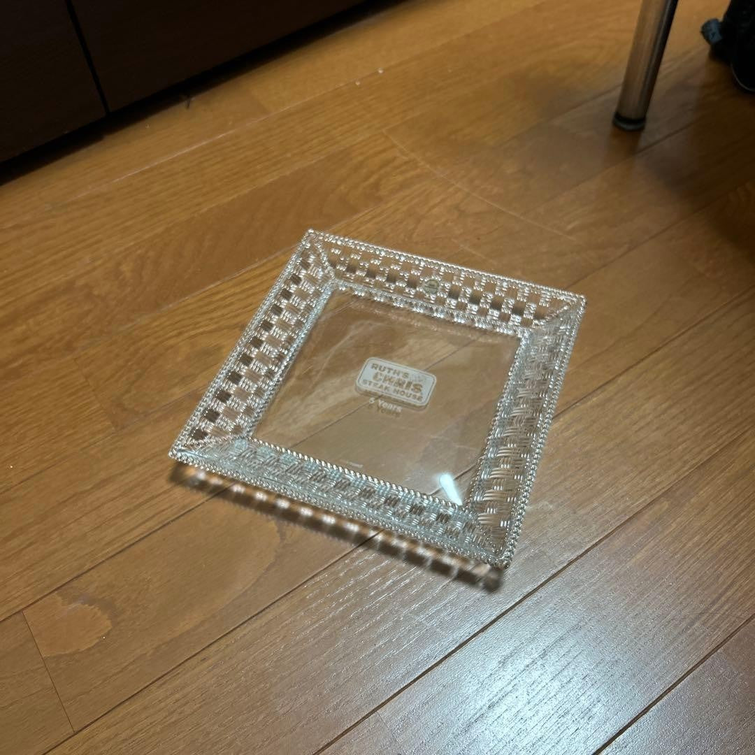 Tiffany & Co. x RUTH'S CHRIS STEAK HOUSE 5th Anniversary Square Plate 7.8in