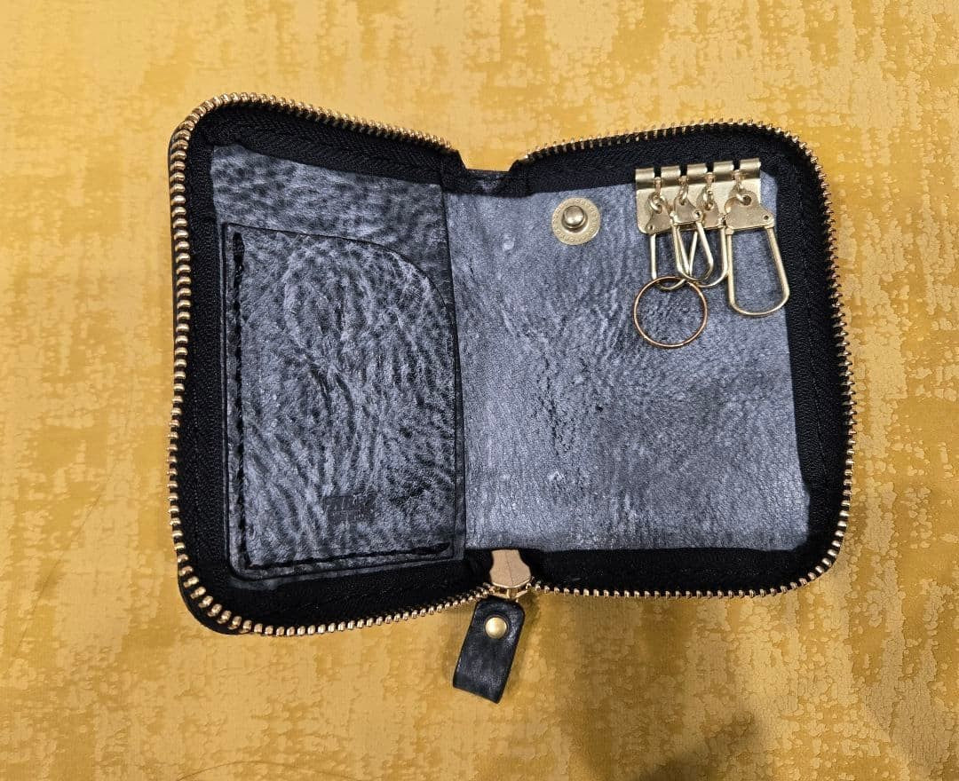 Herz Alaska Special Edition NSA-246 Multi Key Case Black Leather Used Japan