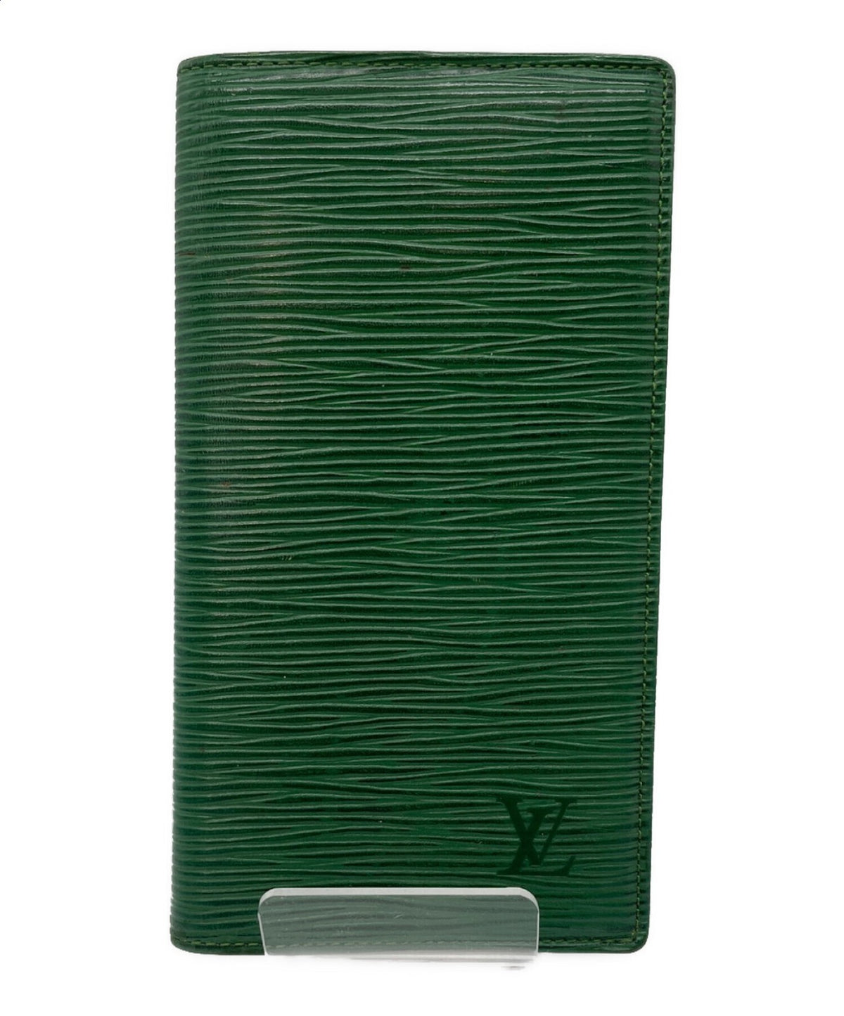 LOUIS VUITTON Agenda Cover R20524 Green Epi Leather Notebook Case Vintage