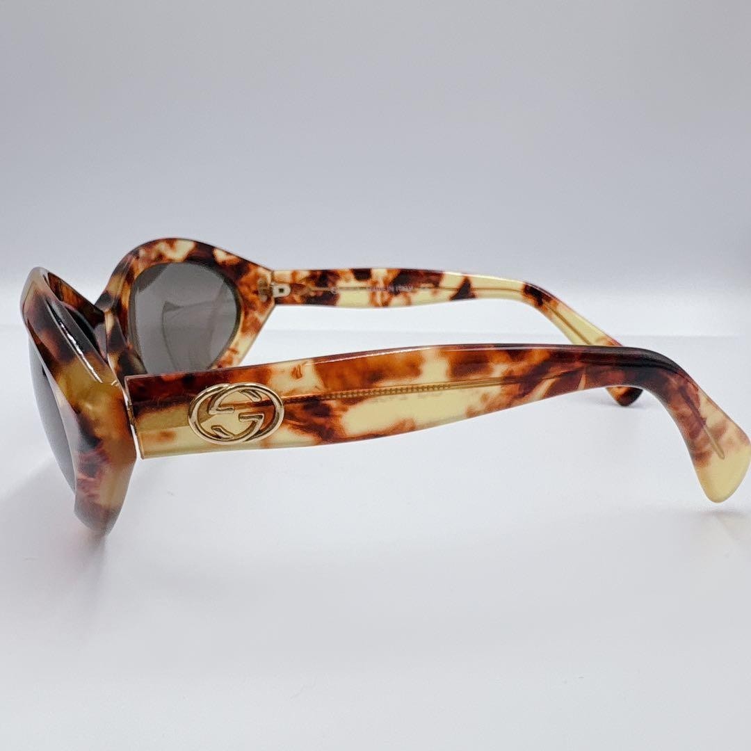 GUCCI GG2402/N/S Sunglasses Pattern Brown Gold Interlocking GG