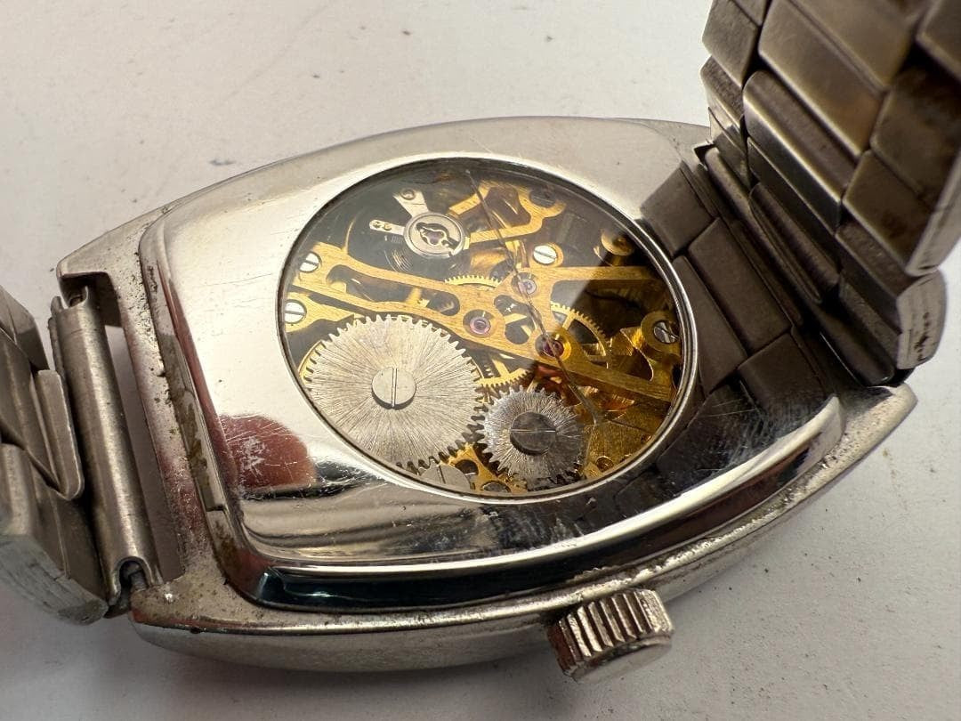 Vintage Deadman Skeleton Japan Made Men Quartz Watch Used