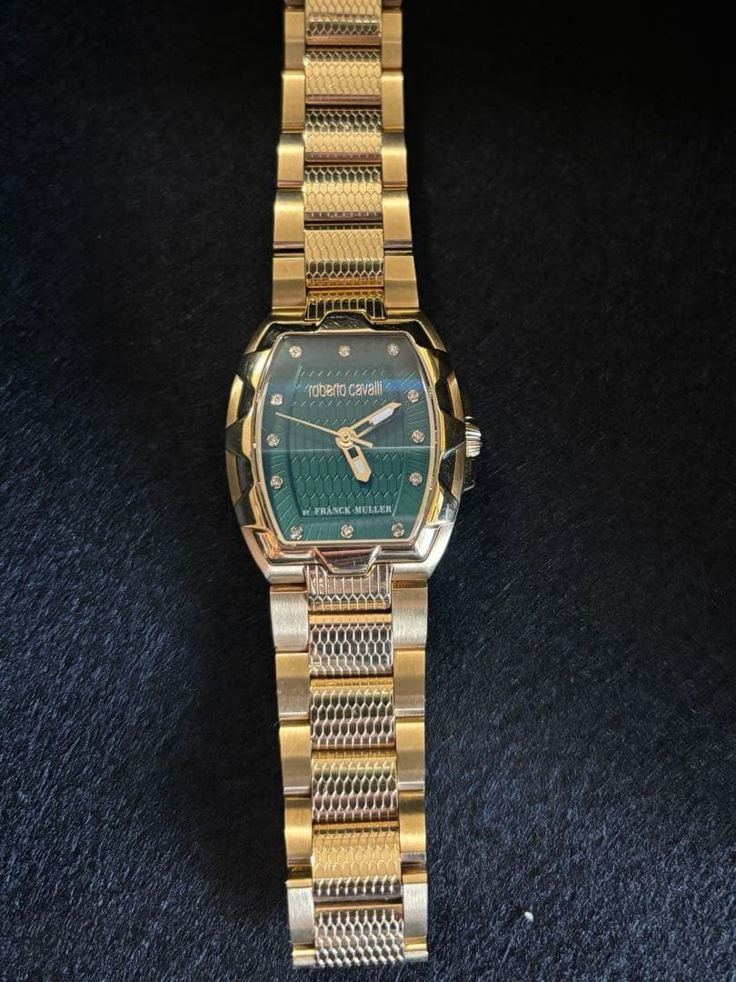 Roberto Cavalli by Franck Muller RV2L024M0081 Analog Quartz Watch Women W/Box