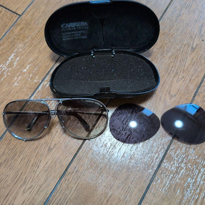Carrera Porsche Design Mod 5623 Small Teardrop Aviator Sunglasses with Case VTG