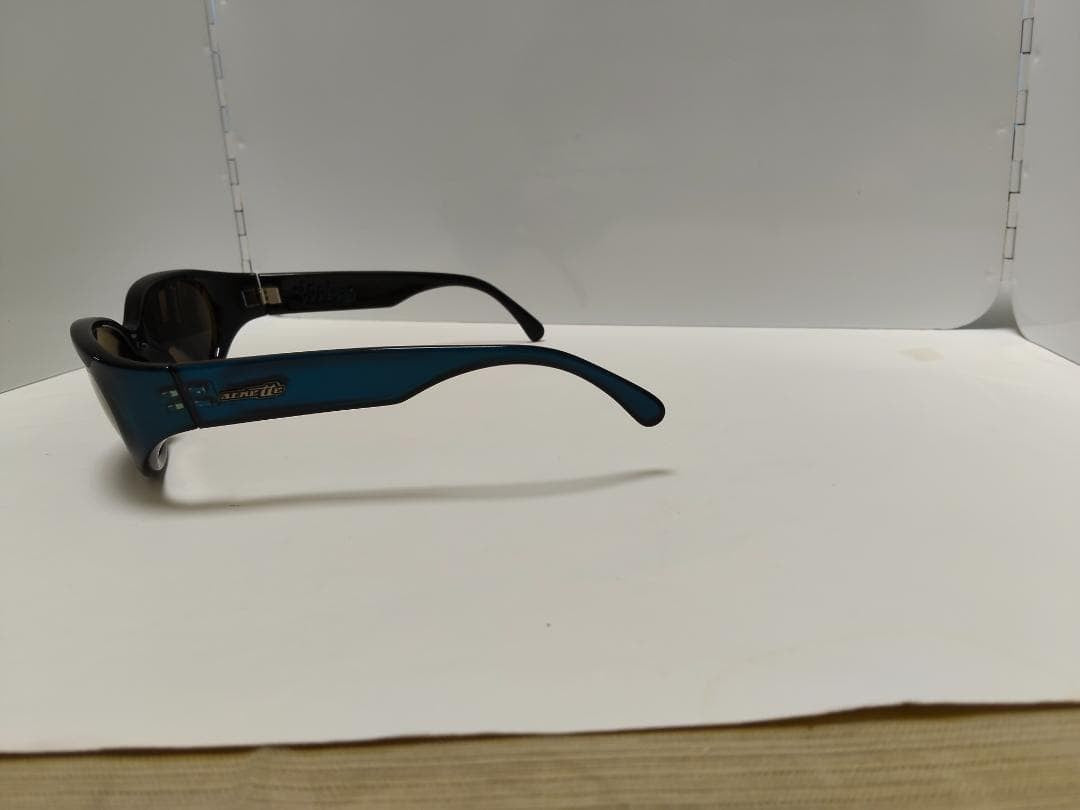 Arnette HooDoo Sunglasses Blue Black Lens Greg Arnet Signature 90s Y2K Vtg Used