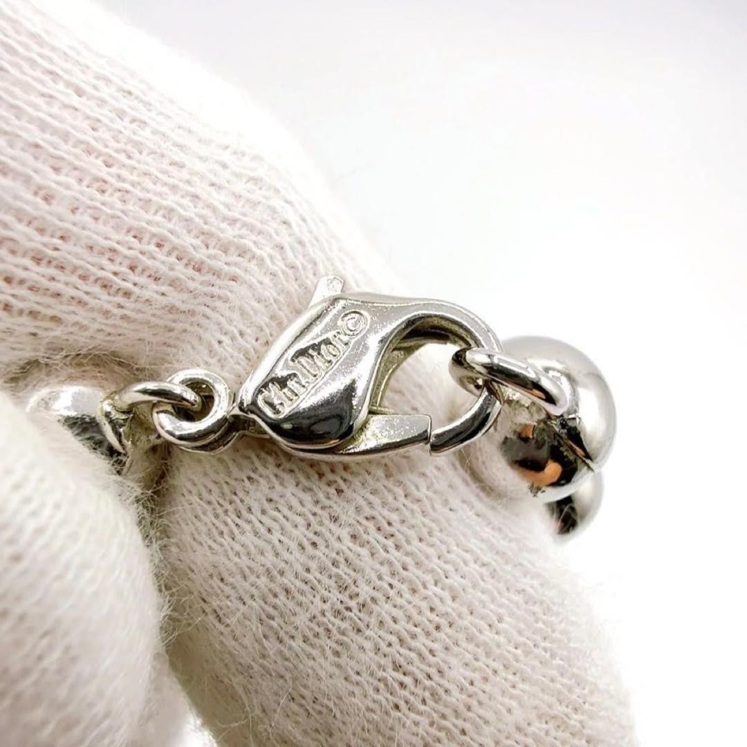 Excellent Christian Dior Ball Chain Bracelet length 20cm 7.8" Used Japan