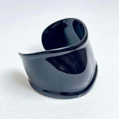 Authentic Tiffany & Co Ruthenium Bone Cuff Bracelet Size S Elsa Peretti
