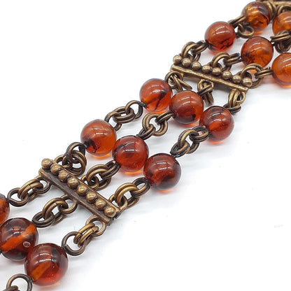 Stephen Dweck Amber Bracelet Bronze L 8.5" Used Japan