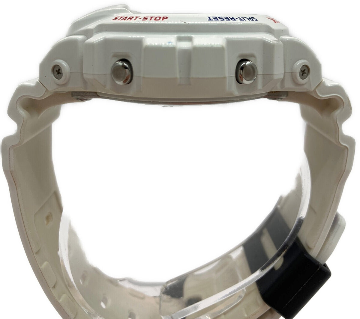 CASIO G-SHOCK DW-6900FS X-girl Womens Digital Watch White Resin Band 49mm Case