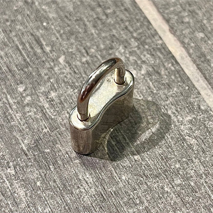 Tiffany&Co. Authentic 1837 Padlock 925 Pendant Top Only  Silver Lock Charm Used