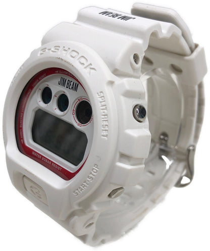 CASIO G-Shock DW-6900FS Jim Beam Digital Watch White Red Resin Mens Collab