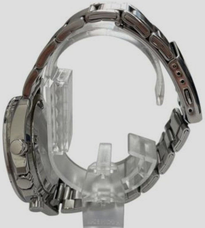 SEIKO 500 TYPE EVA Evangelion Unit-01 Chronograph Watch 8T63-01P0 Silver Japan