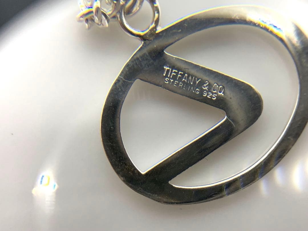 Tiffany & Co x Lexus Collaboration Emblem Silver 925 Necklace Top Charm Rare