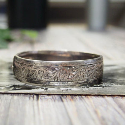 Antique GEORG JENSEN Sterling Silver 925 Bangle Bracelet Made in 1957