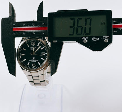 CITIZEN ATTESA ATD53-2611 Eco-Drive Radio Controlled Titanium Mens Watch 38mm