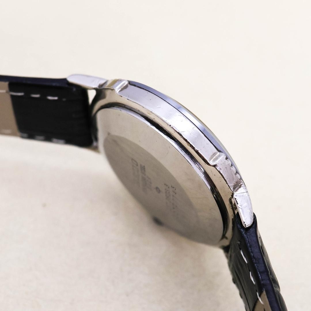 Rado Diastar 107.9623.3 Date Hard Alloy Case Quartz Watch Men Battery Replaced
