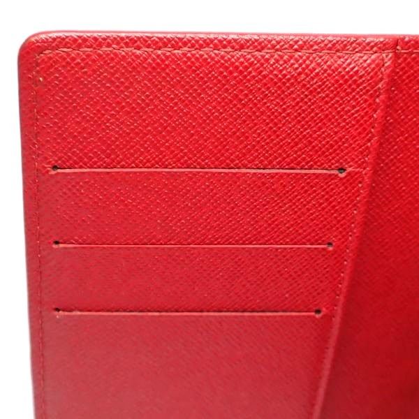 Louis Vuitton Agenda PM Epi Leather Notebook Cover Red Rouge A6 Gold Hardware