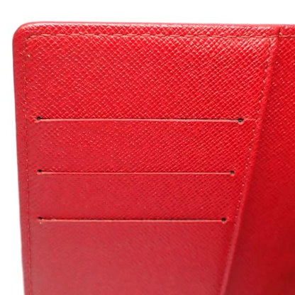 Louis Vuitton Agenda PM Epi Leather Notebook Cover Red Rouge A6 Gold Hardware