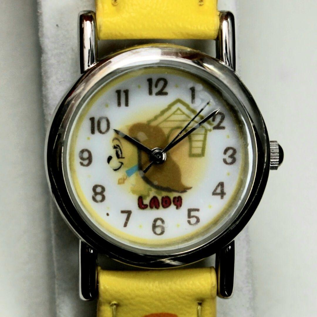Disney Lady and the Tramp Lady Analog Quartz Watch Unused Vintage Rare