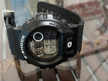 CASIO G-SHOCK DW-6900BW Digital Watch Black Resin 20BAR Shock Resist Mens
