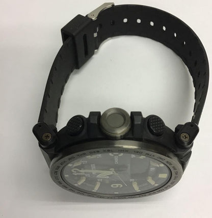 CASIO PRO TREK PRG-600YB Tough Solar Mens Watch Black Dial 47mm Triple Sensor